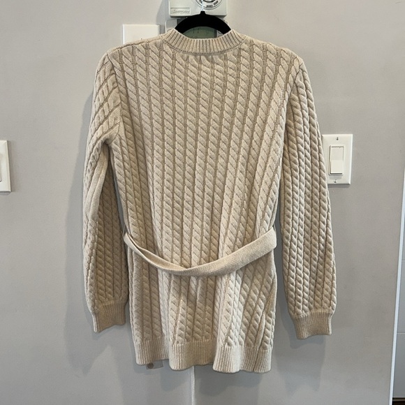 Favorite Daughter  The Ginger Belted Cardigan in Basmati - Picture 10 of 15